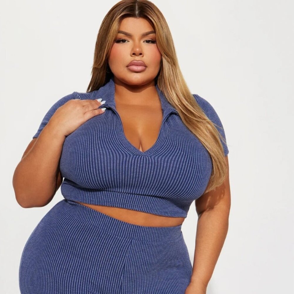 Ribbed Pant Set